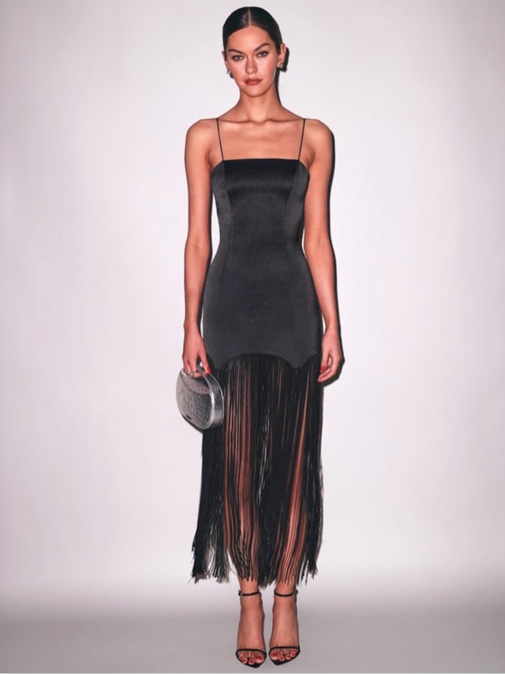 Fleur du mal fringe maxi dress NWT!